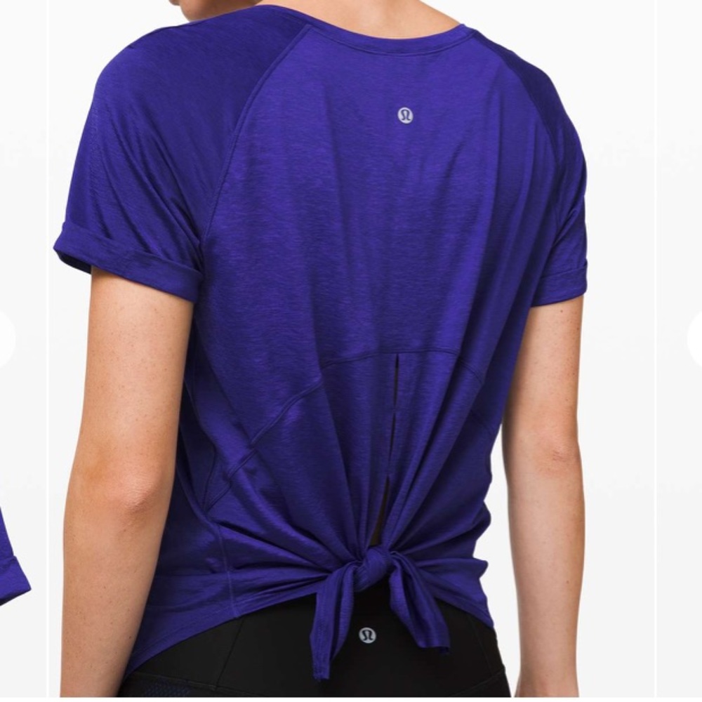 Women's Lululemon Open Up Tie Back Tee